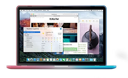 UESWILL Matte Hard Shell Case Cover Compatible with MacBook Pro (Retina, 13 inch, Early 2015/2014/2013/Late 2012), Model A1502/A1425, No CD-ROM, No USB-C, Rainbow - color: Rainbow, size: MacBook Pro 13" Retina A1502/A1425
