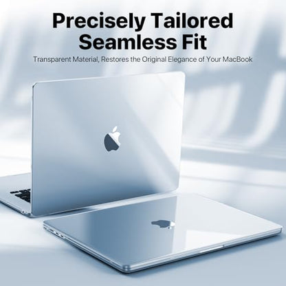 Macaset for MacBook Air 15 inch Case M5 M4 M3 M2 2026-2023 Mac Laptop Cover | Crystal Clear, Protective Hard Shell, Anti Crack, Ultra Thin & Lightweight, Non Slip, Easy Snap on, Premium Sturdy Plastic - color: Crystal Clear