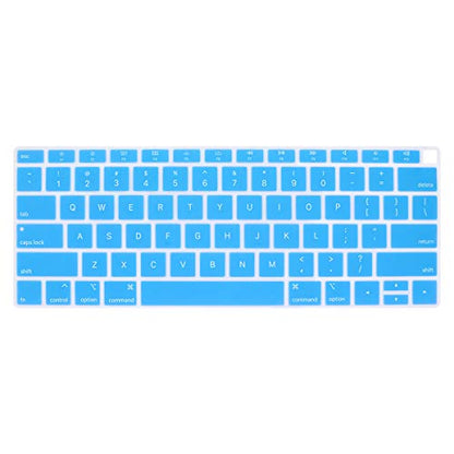 Se7enline for MacBook Pro 13/16 inch Keyboard Cover 2019-2026,Gold | Silicone Waterproof Dustproof Durable Washable Laptop Accessories US Layout 2023 2022 2021 2020 2019 2018,Aqua Blue - color: Aqua Blue
