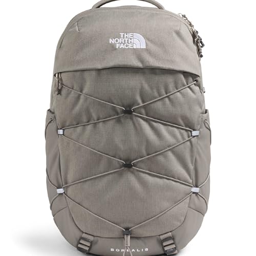 The North Face Borealis Laptop Pack, Stone Slab Lt Hth/Stone Slab, OSFA | Everyday Travel Bag, Laptop Sleeve, Reflective Details - color: Stone Slab Light Heather/Stone Slab