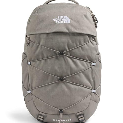The North Face Borealis Laptop Pack, Stone Slab Lt Hth/Stone Slab, OSFA | Everyday Travel Bag, Laptop Sleeve, Reflective Details - color: Stone Slab Light Heather/Stone Slab