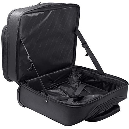 Alpine Swiss Rolling Laptop Briefcase Wheeled Overnight Carry on Bag Up to 15.6 Inches Notebook - Carries Legal Size Files