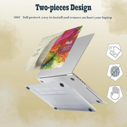 Laptop Shell for MacBook Air 11 inch Case 2015 2014 2013 2012 2011 2010 Release Model A1465 A1370,Air 11.6" Snap on Protective Laptop Hard Case & Keyboard Cover,Left & Right Brain - color: Left & Right Brain, size: Air 11" 2010-2015(A1370/A1465)