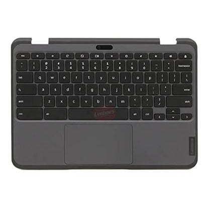 Laptop Palmrest Upper Case Top Cover with US Keyboard and Touchpad Mousepad Assembly Replacement (WFC Hole) for Lenovo 300e Chromebook Gen 3 82J9 82JA WiFi 5M11C94721 - color: Palmrest Assembly WFC WIFI 5M11C94721