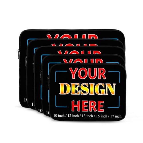 Personalized Laptop Sleeve Shockproof Protective Laptop Case Briefcase | Custom Computer Cases for Laptop/Notebook/Tablet Carrying Computer Bag - size: 15 inch