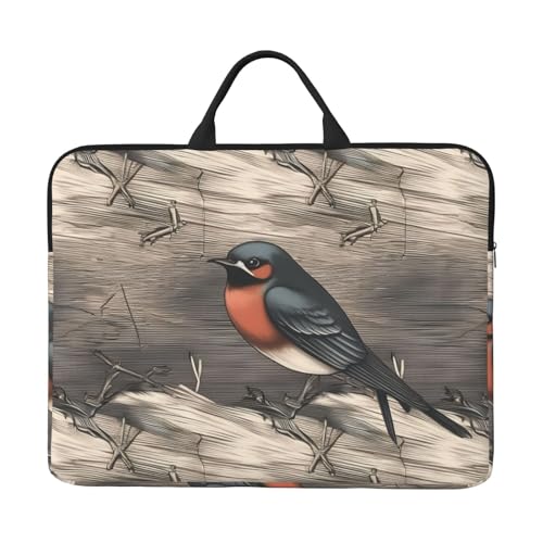 14 Inch Laptop Sleeve Case Waterproof Lightweight Laptop Case Bag Barn Swallow In Graphite Travel Laptop Bags With Handle Briefcase Messenger Bag For Women Men