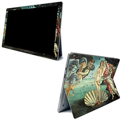 MightySkins Skin for Microsoft Surface Pro 7 - Birth of Venus | Protective, Durable, and Unique Vinyl Decal Wrap Cover | Easy to Apply, Remove, and Change Styles | Made in The USA - color: Birth of Venus