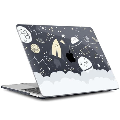 Batianda AstroGrid Case for MacBook Pro 13 inch 2020 2022, Aviation | Fits Model A2338 M2 M1 A2251 A2289,1.2mm Slim Lightweight Hard Shell Cover, Scratch Resistant,4-in-1 Accessories Bundle - color: Aviation