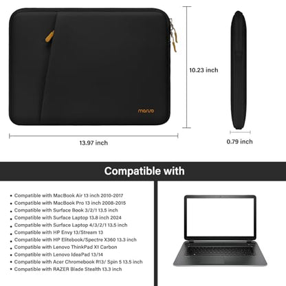 MOSISO 13.3 inch Laptop Case, 13-13.3 inch Laptop Sleeve Carrying Case | Compatible with MacBook Neo/Air/Pro 13 inch with A18/M5/M4/M3/M2/M1 Chip 2026-2016, Neoprene Bag with Bevel Pocket