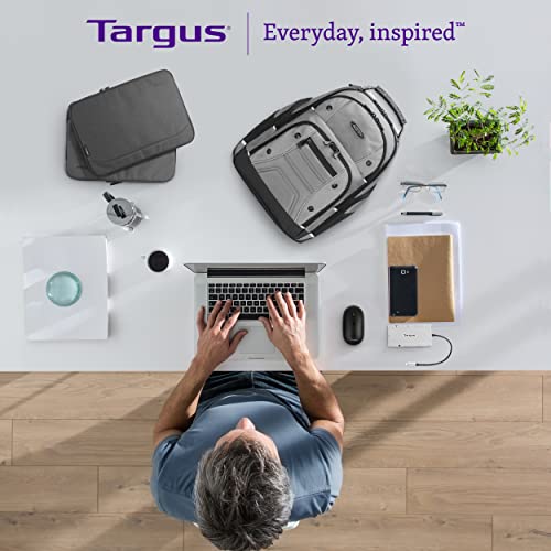 Targus 15-16 Inch Slim Lightweight Laptop Briefcase, Black - Messenger and Shoulder Bag with Padded Compartment and Trolley Strap for 16" Laptops (TCT027US) (Pack of 5) - color: Black, size: 16 inch (Pack of 5)