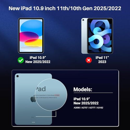 ZOEGAA iPad A16 Privacy Screen Protector For 10.9/11 Inch 2022/2025 Release. - size: iPad A16 11th/10th 2025/2022