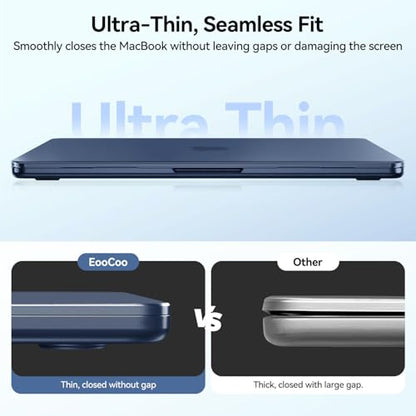 EooCoo for MacBook Neo Case 13 inch, Scratch Resistant, Original Indigo | 4 in 1 Kit, Durable, Easy Snap-On, Stays New, Model A3404 (A18 Pro Chip) - color: Original Indigo