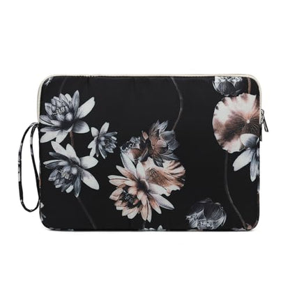 Laptop Sleeve 13.3 inch14 Inch, 15.6inchWater Resistant Traveling Computer Cover with Handle, Shockproof Protective Carrying Laptop Case (Y8-Lotus, 16 inch) - color: Y8-Lotus, size: 16 inch