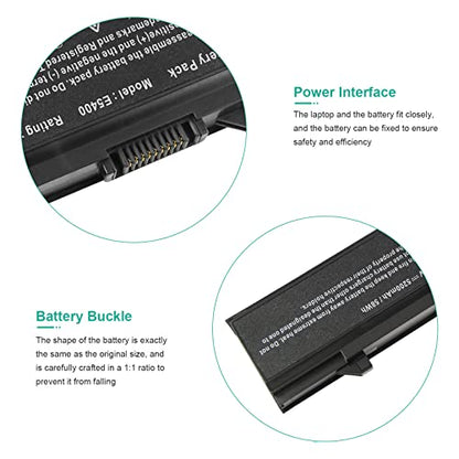 Fancy Buying Laptop Battery for Dell Latitude E5400 E5410 E5500 E5510 KM742 KM769 RM656 T749D - size: 7.28*2.72*0.94inch E5400