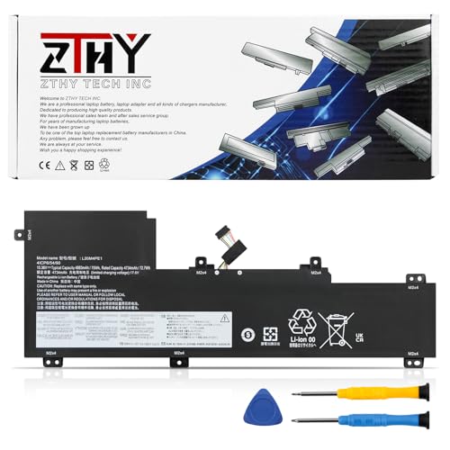 L20C4PE1 L20M4PE1 Laptop Battery for Lenovo IdeaPad 5 Pro-16ACH6 Pro-16IHU6 | Pro-16IAH7 Pro-16ARH7, IdeaPad Creator 5-16ACH6 ThinkBook 16p NX ARH Series L20L4PE1 SB11B66551 SB11B66553 75Wh - size: 12.72*4.72*0.28 inch L20M4PE1