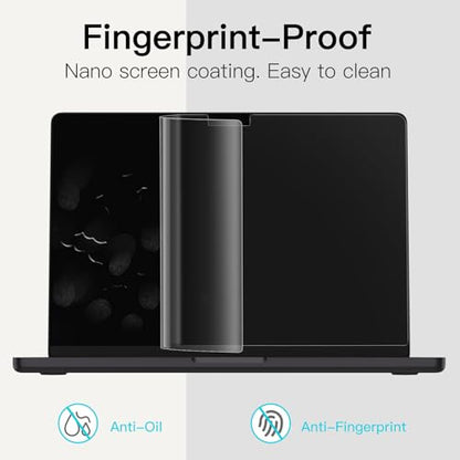 JETech Screen Protector for MacBook Pro 16-Inch (M1-M5, 2021-2026), Anti-Glare PET Matte Film, Anti-Fingerprint, 2-Pack - size: MacBook Pro 16 Inch (2021-2026)