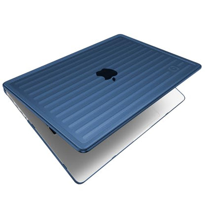 Soonjet TravelArmor for MacBook Pro 14 inch Case M5 M4 M3 M2 M1 2026-2021 | Anti Crack, 360° Protection, Thin & Light, Fingerprint & Scratch Resistant, Protective Hard Shell Cover, Matte Blue Clear - color: Midnight Clear