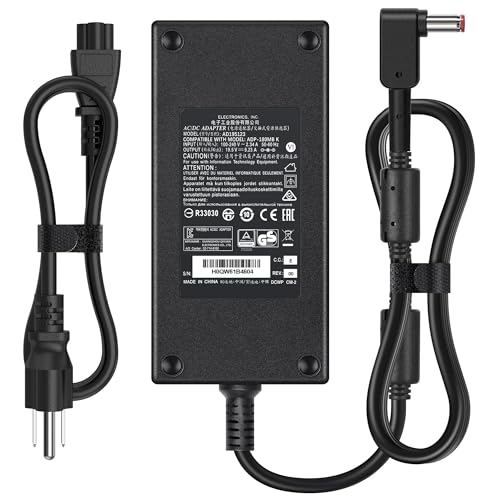 180W 19.5V 9.23A AC Charger Compatible with Acer Predator Helios 300 PH315-53 PH315-52 PH315-51, Nitro 5 AN515-58 AN515-57 AN515-55 AN515-54 AN517-54, Nitro 7, ConceptD 7, Laptop Power Supply Adapter
