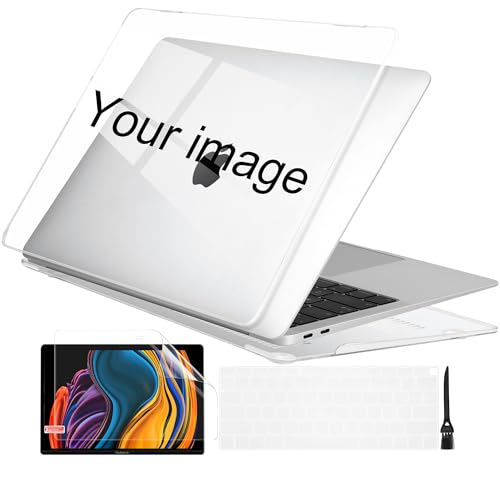 Batianda Customizable Case for MacBook Air 13" 2018-2020, Custom Design | Fits A2337 A2179 A1932, Add Patterns You Like, Slim Hard Shell Protection for Students, Creators, Gifts and Personal Style - color: A-Customizable