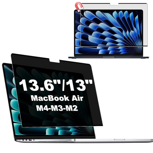 KEANBOLL MacBook Air 13.6 / Air 13 M5 Screen Protector, Magnetic Anti Peep | Removable, Anti-Glare, Blue Light Reduction, for MacBook Air 13.6-Inch M2-M5 2022-2026 - size: Macbook Air 13.6-Inch