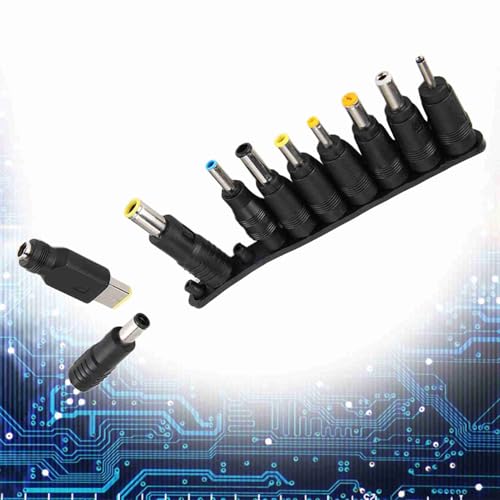 Universal Multifunctional Notebook Laptop Power Supply Charger Adapter Connector Ideal for Notebook and Laptop Charging 10pcs with 5 5mm Connector Built to Strict