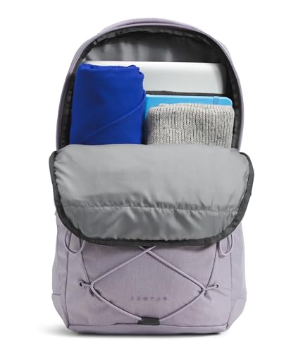 The North Face Jester Laptop Pack, Minimal Gy Dk Hth/Minimal Gy-NPF, OSFA | Commuter Travel Bag, Laptop Sleeve, Water-Repellent - color: Minimal Grey Dark Heather/Minimal Grey-npf