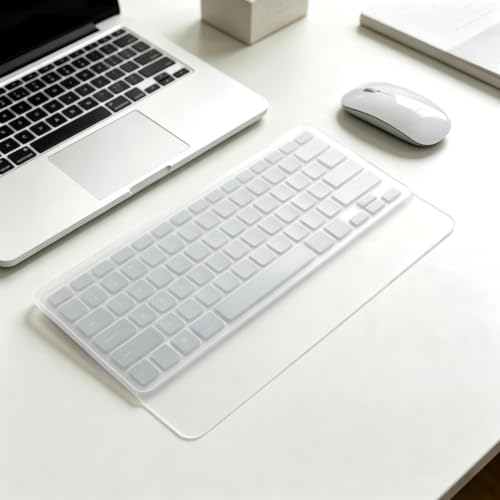14 Inch Laptop Keyboard Cover Protector Universal for 14" Silicone Laptop Keyboard Cover Skin, Ultra Thin Waterproof Dustproof Silicone Protective Skin -Clear - size: small