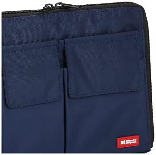 LIHITLAB Laptop Sleeve With Storage Pockets (Bag-in-Bag), 7.1 x 9.8 Inches, Indigo (A7553-11N) - color: Indigo, size: 7.1 in x 9.8 in