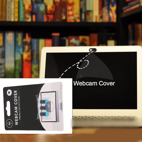 3 Discreet Webcam Privacy | 0.7mm Tool-Less Adhesive Cover Smartphones, Tablets, Laptops | Anti-Peeping Design Camera Privacy Cover Protector Suitable for Laptops Tablets Phones Tool - color: A
