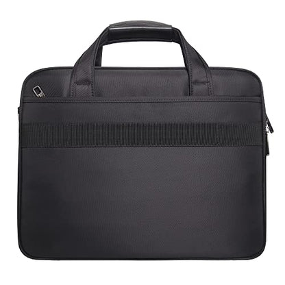 Large Briefcases For Men Canvas Tote Bag Laptop Case Computer Bag Work Bags Business Mens Bag Office Carrying Cases - size: Medium Size (15.6” Laptop Briefcase)