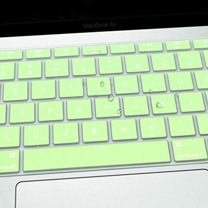 Se7enline for Microsoft Surface Laptop go 2/3 Keyboard Cover 12.4 inch, | Silicone Waterproof Dustproof Durable Washable Laptop Accessories Protective Skin 2019/2020/2021/2022/2023,Melon Green - color: Melon Green