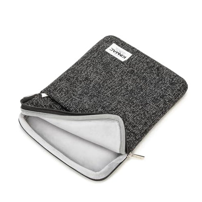 Kinmac 360° Protective Vertical Laptop Sleeve Case Cover Bag (Snow Black, 12.5 inch-13.3 inch) - color: Snow Black, size: 12.5 inch-13.3 inch