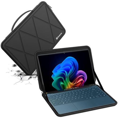 Smatree M25 Hard Protective 13 inch Laptop Sleeve Case for Lenovo/Apple | Compatible for Lenovo Yoga Book 9i,for Apple MacBook Neo A18 Pro,Case(X8018) - color: Black, size: 13 inch/M25/Size: 31*21.8cm