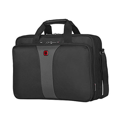 Wenger WA-7652-14F00 Legacy 16" Double Gusset Laptop Case, Black/Gray