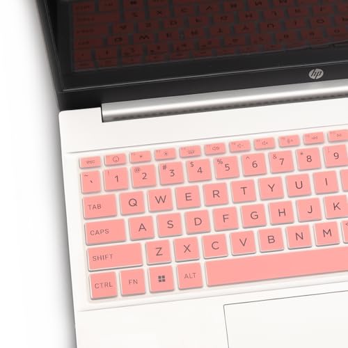 Keyboard Cover for HP 15.6" Laptop 15-fc 15-fd 15t-fd000/fd100 15-fd0023dx 15-fd0005dx 15-fd0127dx 15-fd0182wm 15-fd0123dx 15-fd1055cl 15-fd0107dx fd0131wm fd0095wm fd0132wm fd0081wm fd0055tg fd1447nr - color: Pink
