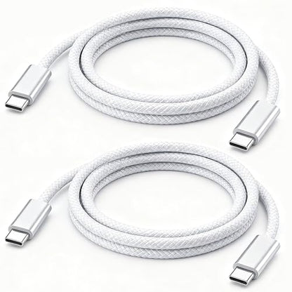 240W Google USB-C Charge Cable[2-Pack],USB C to USB C Cable, Fast Charging Cord for Pixel 10 Pro XL/10 Pro/10A/10 Pro Fold/9A/9 Pro Fold/8/8A/7/6/5/4/3, iPhone 17/16/15/17e,Chromebook/Macbook Pro/Air - size: 3.3ft