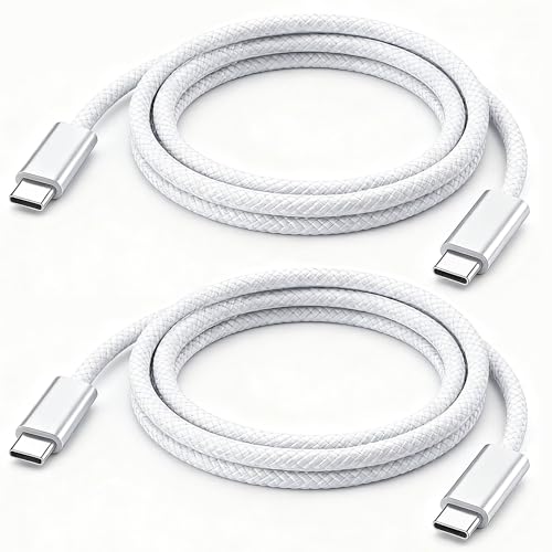 240W Google USB-C Charge Cable[2-Pack],USB C to USB C Cable, Fast Charging Cord for Pixel 10 Pro XL/10 Pro/10A/10 Pro Fold/9A/9 Pro Fold/8/8A/7/6/5/4/3, iPhone 17/16/15/17e,Chromebook/Macbook Pro/Air - size: 3.3ft