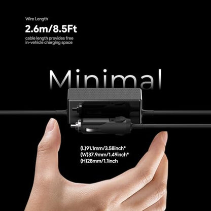 USB C Laptop Car Charger for MacBook Neo AIR,Nimo,HP,Lenovo,Dell,Acer,Asus,Samsung,LG,Google Chromebook,JBL Xtreme 4 3,SOUNDBOKS The Battery,Turtlebox Gen 1.5 Speaker DC Power Adapter Cord