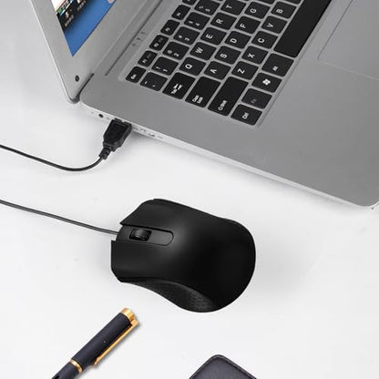12 Pack Wired Mouse Bulk Computer Mouse Wired with Ergonomic Design Computer Mice Plug and Play USB for Students, Teachers Multi Device Compatibility for Classroom, Home, Office, Remote Work (12)