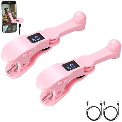 Sabary 1 Sets Auto Clicker for Smart Phone, Fast Screen Tapping Device Auto Tapper Continuous Click Simulation Finger for Game, Live Likes, Flash Deal, Reward Task, Plug and Play (Pink) - color: Pink
