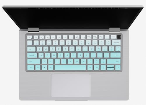 CaseBuy Keyboard Cover for Dell Latitude 7420 7430 7440 7450 14, Latitude 3450 3440 5450 5440 5430 5431 5420 9420 9430, Latitude 9510 9520 7520 15.6 & 7650 7640 16" Laptop Skin-Ombre Mint - color: Ombre Mint