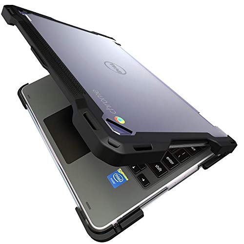 UZBL Hard Shell Case for Dell Chromebook 3120/3110 / 3100 2-in-1 & Clamshell, Student-Proof K-12 Protective Clear Cover (30-Pack) - size: (30-Pack) Rugged Shell