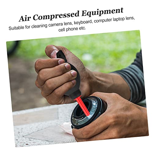 Lurrose 2Pcs Camera Air Blower Portable Lens Air Blower for DSLR Camera Lens Keyboard Computer Laptop and Phone Dust Removal Ergonomic Handheld Duster for Cleaning