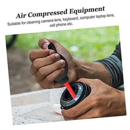 Lurrose 2Pcs Camera Air Blower Portable Lens Air Blower for DSLR Camera Lens Keyboard Computer Laptop and Phone Dust Removal Ergonomic Handheld Duster for Cleaning