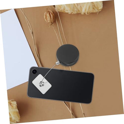 Mikikit 2pcs Security Cable Lock Retractable Lock Buckle Security Cable for Travel