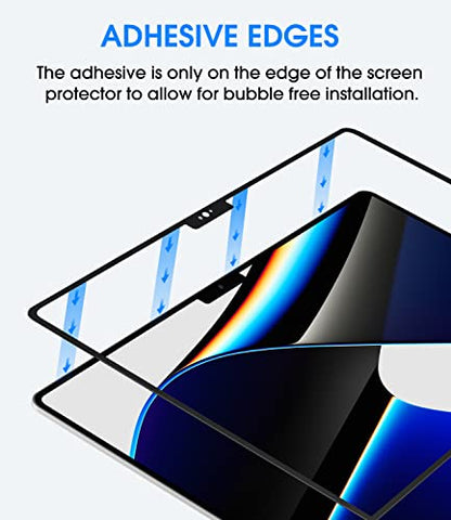 amFilm Screen Protector for MacBook Pro 14.2'' M5/M4/M3/M2/M1 Chip | Scratch Protection, Easy to Instllation & Bubble Free, HD Clear, Ultra Thin (Regular 14.2 inch) - size: Regular 14.2 inch