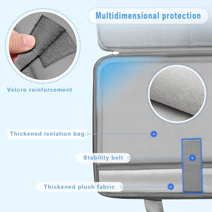 ZINZ Expandable Laptop Case 15.6 Inch Sleeve, Protective Carrying Case Compatible with MacBook Neo 16", MacBook Pro 16"/15.4", Dell XPS 16" and Most 15" 15.6" 16" Notebook，G01DG01 - color: G01dg01, size: 15-16"