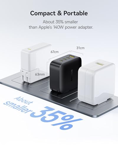 Baseus Docking Station, Spacemate(Win) 11 in 1 & Baseus PD3.1 140W USB C Charger, PPS Fast Charger Type C