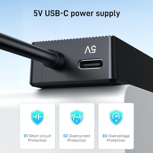 USB 3.0 Hub Long Cable 10FT, 4 Port USB Extension Data Cable USB Dock Extender for Desktop PC Laptop Mac, Windows, 5Gbps - size: 10 FT