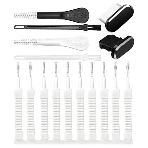 Cell Phone Port Cleaning Tool 15X/Set Portable Sturdy Phone Accessories | Headphone Jack Brush Tool Set for Phone Accessories, Home - color: IP interface